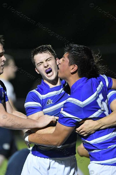Wheaton Men\'s Rugby vs Mass Maritime.  Photo by Keith Nordstrom